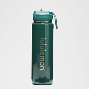 Lululemon Back to Life Sport Bottle 24oz Straw Lid